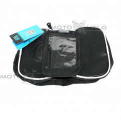 Велосипедная сумка на раму (для инструмента и смартфона 5.5″ , водонепроницаемая, чёрная,ROSWHEEL) (#MD), mod:GA-46-1