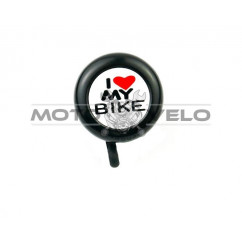 Звонок велосипедный на руль 'SPELLI-I love my Bike'