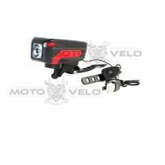 Фара велосипедная (передняя с сигналом, сенсорная, с креплением, зарядка под USB) (#MD), mod:ZH-7599 (GA-27)
