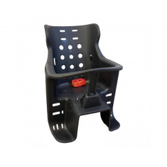 Кресло детское пластиковое на багажник,цвет:серый