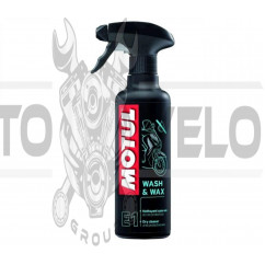 Средство для мытья и полировки мотоцикла 400мл   (E1 Wash  Wax)   MOTUL   (#102996), шт