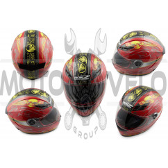 Шлем-интеграл (mod:OP02) (size:L, красный) HONZ