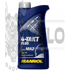 Масло   4T, 1л   (SAE 10W-40, полусинтетика, 4-Takt Plus API SL)   MANNOL, шт