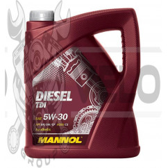 Масло   4T, 5л   (SAE 5W-30, Diesel TDI 5W-30 API SN/SM/CF)   MANNOL, шт