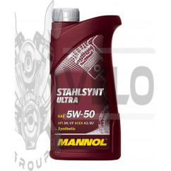 Масло   4T, 1л   (SAE 5W-50, синтетика, Stahlsynt Ultra 5W-50 API SN/CF)   MANNOL, шт