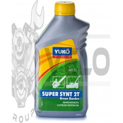 Масло   2T, 1л   (полусинтетика, SUPER SYNT 2T Green Garden, JASO, ISO-L-EGC, API TC)   YUKO   (#GRS)