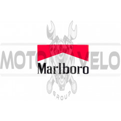 Наклейка логотип MARLBORO (6x9.5см)