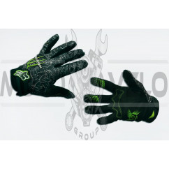 Перчатки FOX (mod:Monster energy, size:L, черные)