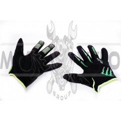 Перчатки MONSTER ENERGY (mod:2, size:L, черные)