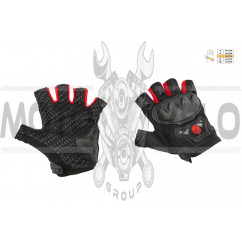 Перчатки без пальцев (mod:MC-29D,size:L, красные) SCOYCO