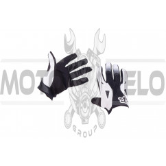 Перчатки DIRTPAW (mod:034, size:M, черно-белые) FOX