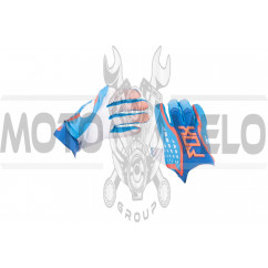 Перчатки DIRTPAW (mod:035, size:L, синие) FOX