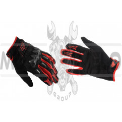 Перчатки FOX BOMBER (mod:FX-5, size:XL, черно-красные)
