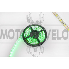 Лента светодиодная SMD 5050 (зеленая, влагостойкая, 60 крист/1м, бухта 5м)