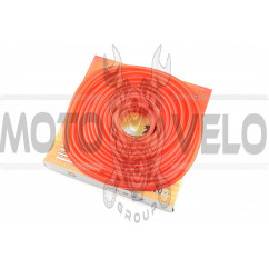 Шланг топливный Ø4mm, 20 метров (силиконовый, красный) HTY