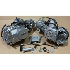 Двигатель DELTA , ALFA , ACTIVE - 125 (механика) алюминиевый цилиндр SILVER