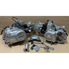 Двигатель DELTA , ALFA , ACTIVE - 110 (полуавтомат) чугунный цилиндр SILVER