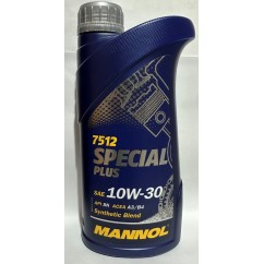 Масло 7512 Mannol 4т 10w-30 1л SPECIAL PLUS для ГЕНЕРАТОРА МОТОБЛОКА ГАЗАНОКОСИЛОК