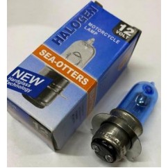 Лампа фары 12V35/35W P15d-25-3 3 уса синяя