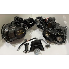 Двигатель DELTA , ALFA , ACTIVE - 125 (механика) алюминиевый цилиндр BLACK