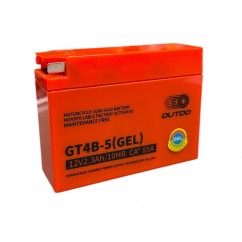 АКБ GT4B-5 узкая таблетка оранжевая OUTDO 115*40*90