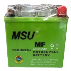 АКБ 12N5L-BS 12V5A (GEL) высокий зеленый 120x130x60