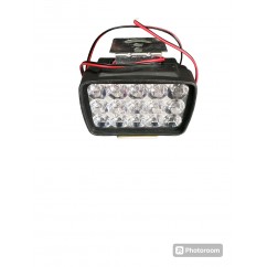 Фара LED L6-22,5W прямокутна 95*65*56мм FLOOD 9-85V DC1,5W 15шт. 6000К IP67 2200Lm