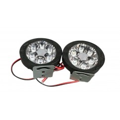Фара LED L8-9W овальная 64*55*29мм FLOOD 12V DC 1,5W 6 шт. 6000К IP67 900Lm 2 шт.