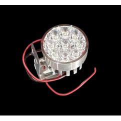 Фара LED L9-13,5W круглая D-54 мм FLOOD 9-85V DC 1,5W 9щт. 6000К IP67 1400 LM