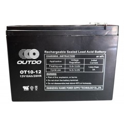 АКБ 12V10A OT10-12 тяговый 150x65x110 OUTDO