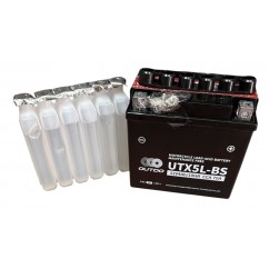 АКБ UTX5L-BS низкий черный заливной OUTDO 115*70*103