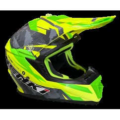 Шлем кросс NENKI MX-316 Green Yellow Grey