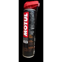 Спрей MOTUL C-3 смазка цепи сверхводостойкая грязеотталкивающая "РАЛЛИ" 400 мл