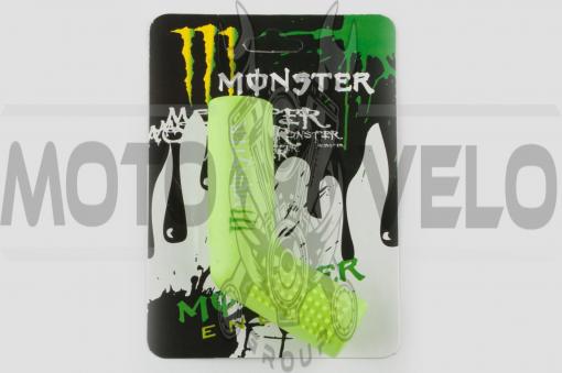 Резинка заводной ножки MONSTER ENERGY (универсальная, зеленая) XJB