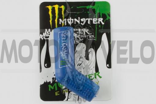 Резинка заводной ножки MONSTER ENERGY (универсальная, синяя) XJB