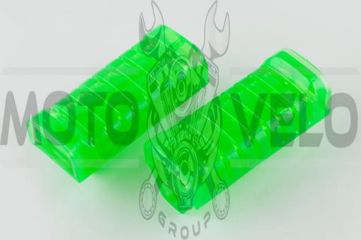 Резинки подножек водителя Delta (силиконовые, зеленые) XJB