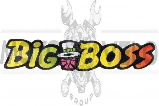 Наклейка декор BIG BOSS (21x6см) (#3275)