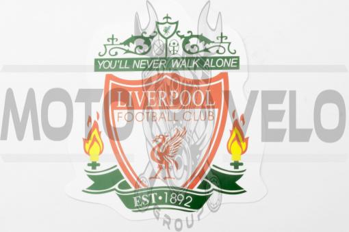 Наклейка логотип LIVERPOOL (15х14см) (#5649)