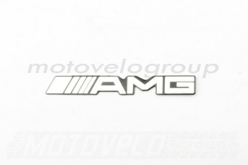 Наклейка шильдик AMG (14х2см, хром) (#4569)