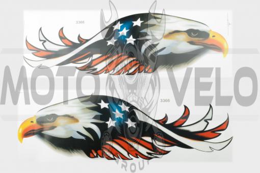 Наклейки (набор) EAGLE (48х16см, 2шт) (#3366)