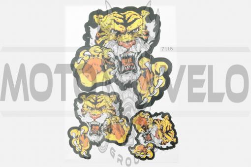 Наклейки (набор) TIGER (28х20см) (7118)