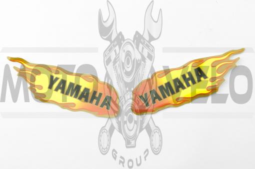 Наклейки (набор) Yamaha FLAME (12х4см) (0332C)