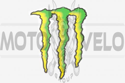 Наклейка логотип MONSTER ENERGY (21х16см) (#7312E)