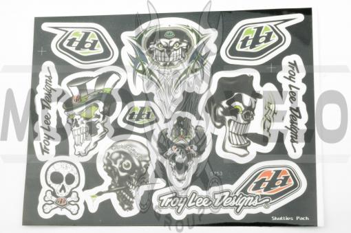 Наклейки (набор) спонсор TROY LEE (25х19см) (#5753)