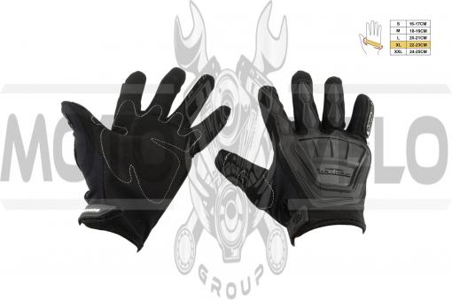 Перчатки SCOYCO (mod:MC-08, size:XL, черные, текстиль)