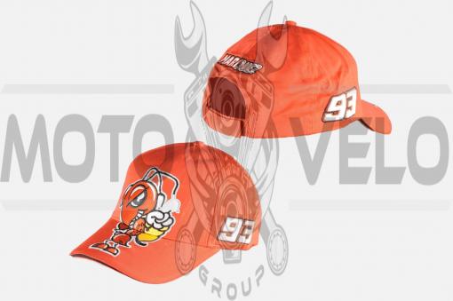 Бейсболка 93 MARC MARQUEZ (красная, 100% хлопок)