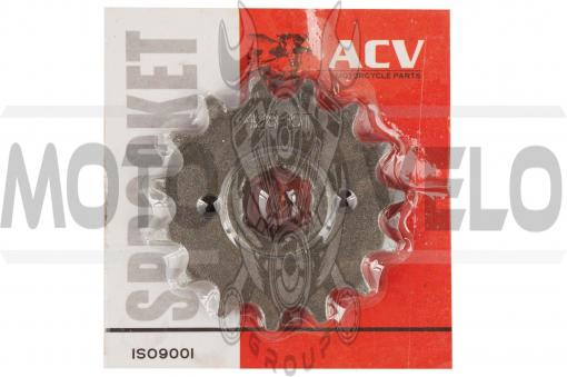 Звезда трансмиссии (передняя) Zongshen F5 428-15T (сталь 20) ACV