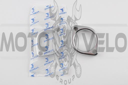 Фланец крепления глушителя 4T CB/CG 125-250 (хром) JS