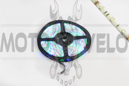 Лента светодиодная SMD 5050 (RGB, влагостойкая, 30 крист/1м, бухта 5м)