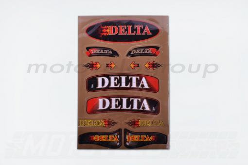 Наклейки (набор) Delta (33х22см, бронзовые) SEA